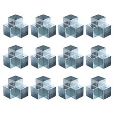 Pour 3-Way Gazebo Brackets Kit 1.6"x1.6" (12 Pack)