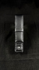 ON SALE NOW!  Montblanc Meisterst&uuml;ck Black Leather Pen Pouch #14309 Case Holder