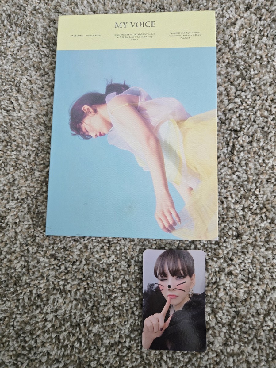 Taeyeon My Voice Deluxe Album With Photocard | eBay