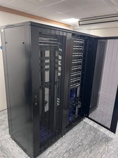 47U Server Rack Cabinet 800x800mm 2.2m Tall Excel XL Data Cabinet Castors 12x