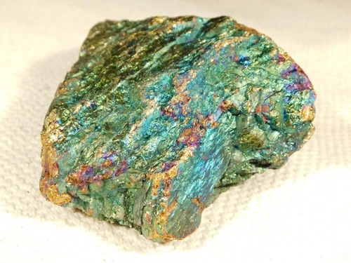 BIG! Bright IRIDESCENT Peacock Copper Chalcopyrite or Peacock Ore Mexico 691gr