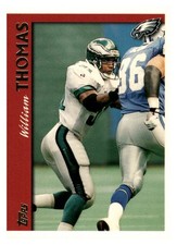 1997 Topps #9 William Thomas Philadelphia Eagles Football Card 33733