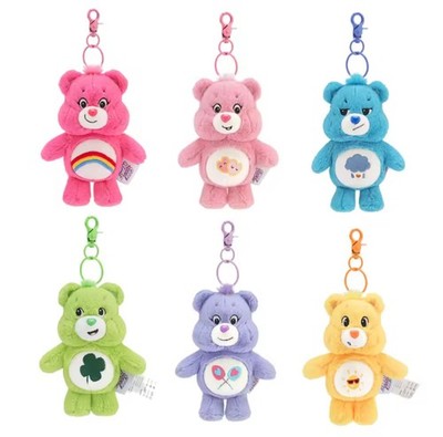 Care Bears Schlüsselanhänger Plüsch 15cm mit Quietsch-Sound Kawaii Anhänger