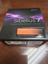 Sibelius 7 Music Notation Software Crossgrade...