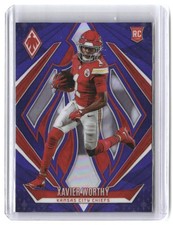 Xavier Worthy Rookie 2024 Panini Phoenix Purple