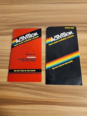 Activision Video Game Cartridge Catalogs Winter 1982; Winter/Spring 1983