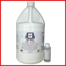 Polymer World 1 Gallon White Gelcoat NO Wax - Fiberglass Boat Repair