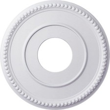 Ekena Millwork CM12BR Bradford Ceiling 12 1/2"OD x 3 7/8"ID x 3/4"P, Primed