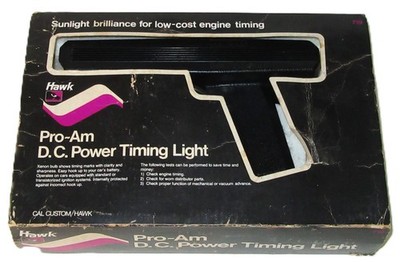 VINTAGE HAWK HIGH INTENSITY DC Power XENON TIMING LIGHT 719 Boxed w/Manual. USA