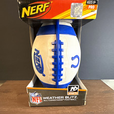 Hasbro NERF Weather Blitz NFL Indianapolis Colts Pro Size 7 Foam Football Grip
