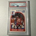 1989-90 Hoops #21 Michael Jordan PSA 9 Graded Basketball Card All-Star NBA 89