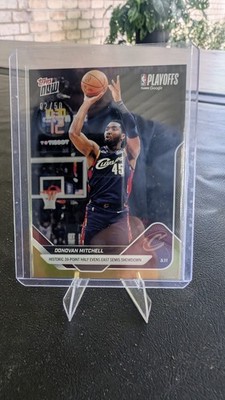 2025 Topps Now NBA Playoffs Donovan Mitchell Cavaliers #307 Serial 33/50