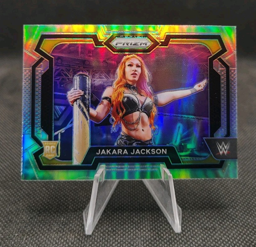 2024 Panini Prizm WWE Silver Prizm #12 Jakara Jackson Wrestling Card