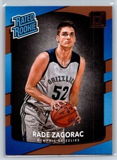 2017-18 Panini Donruss - Rated Rookies Rade Zagorac #155 (RC)