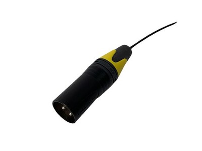 4 Stück! NEUTRIK NC3MXX-4D XLR Stecker 3 Polig Gelb/schwarz 1724