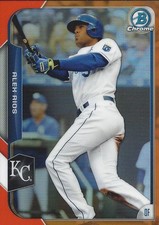 Alex Rios 2015 Bowman Chrome Orange Refractors Card /25