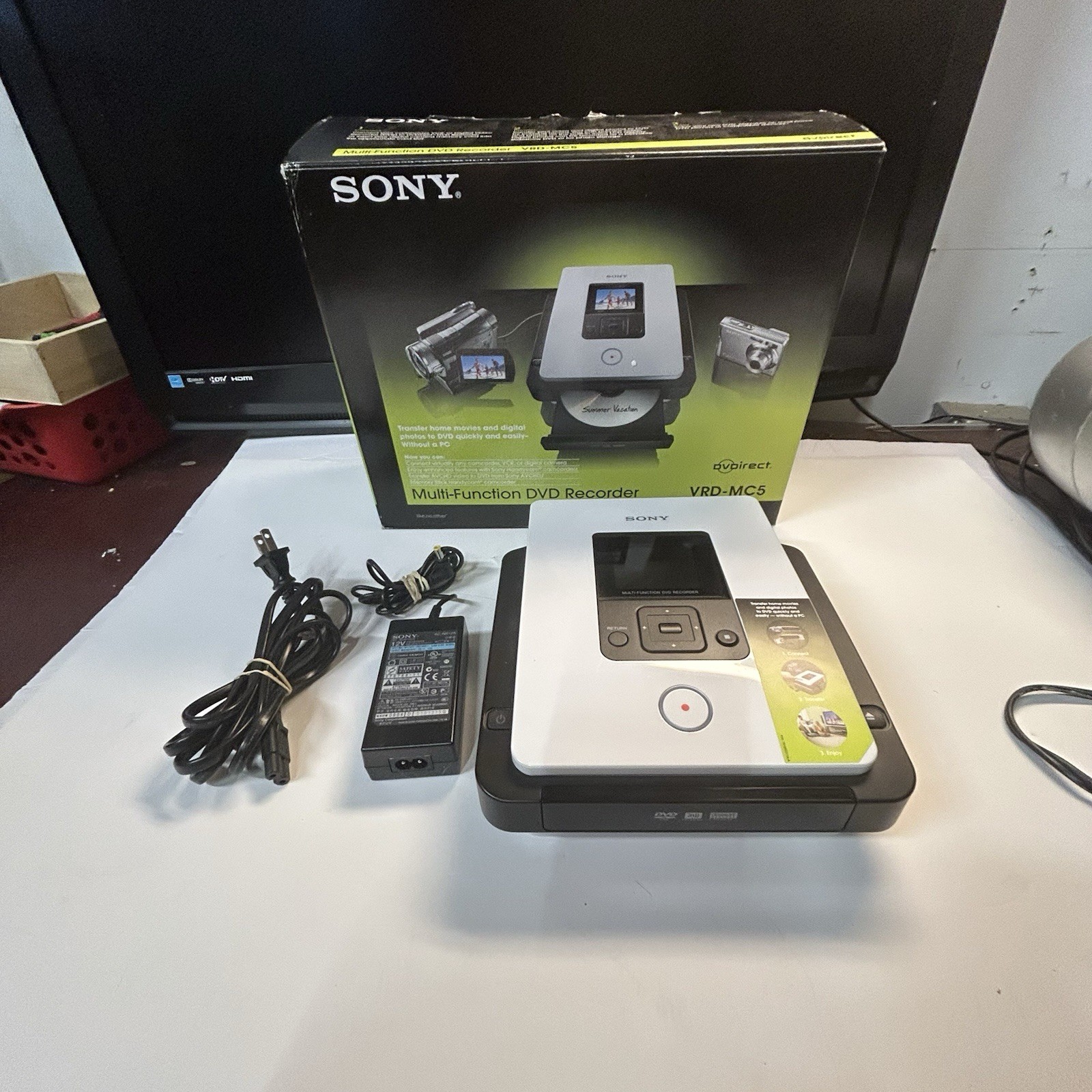 Vrd-mc5 Dvdirect Multi-function Vhs To Dvd Converter