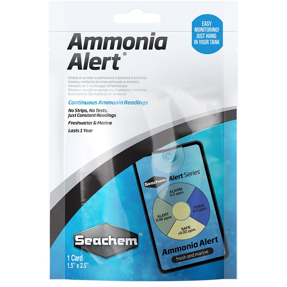 Seachem Ammonia Alert Test Kit (1year) Monitors Marine & Fresh Water Aquarium - Image 9