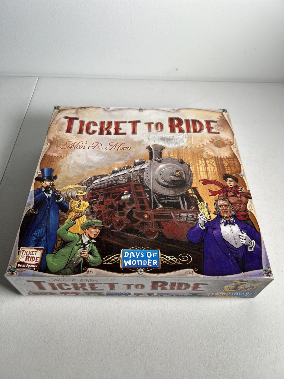 Days of Wonder Ticket To Ride by Alan R. Moon Train Adventure Board Game- CIB