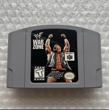 WWF War Zone Not For Resale Back Sticker Only Nintendo 64 N64 NFR Mint Rare