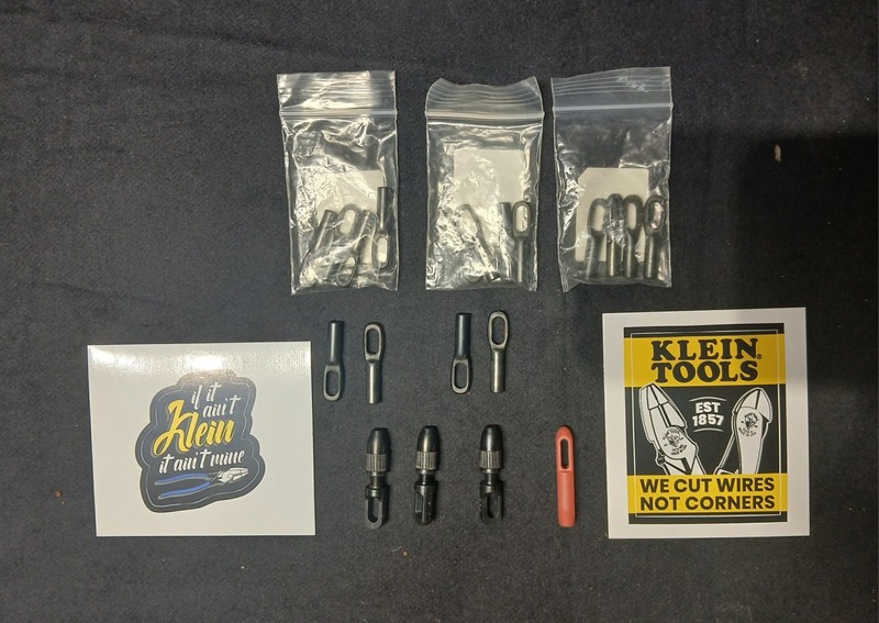 Klein Tools 56116 Fiberglass Fish Tape Eyelets, 16+Pack Free Shipping