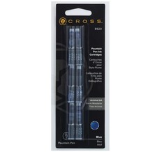 Cross Fountain Pen Ink Cartridge - Blue 6 per card 8920