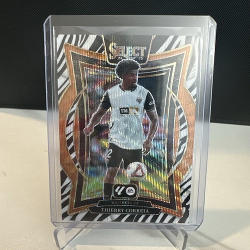 Thierry Correia 2024-25 Panini Select La Liga Terrace Zebra Prizm SSP #5