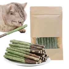 Cat Grass Teething-Stick Pet Snack Hairball Removal Instant Cat Teeth Cleaning