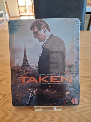 Blu ray Steelbook Exclusive Zavvi Taken  LIam Neeson  Neu in Folie geprägt