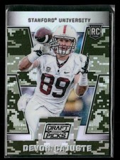 2016 Panini Prizm Collegiate Draft Picks #141 Devon Cajuste Prizms Camo #/199 RC
