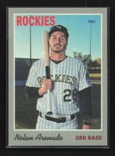 2019 Topps Heritage #15 Nolan Arenado 1970 Cloth Stickers
