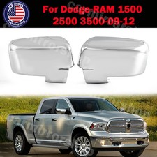 Chrome Mirror Cover Wturn Signal Cutout For Dodge 2009-2018 Ram 1500 2500 3500