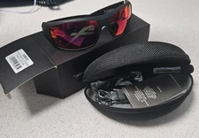 Wiley X Omega Pol Crimson Mirror Lens / Matte Black Frame - ACOME05