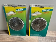 2 x Wolfcraft Hartmetall Kreiss&auml;geblatt Kreiss&auml;gebl&auml;tter 130 x 16 x 2,4 mm