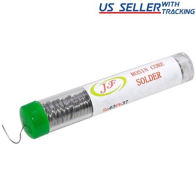 2X 63/37 Tin Lead Rosin Core Flux 0.8mm Diameter Soldering Solder Wire 12.5g