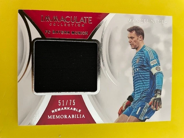 2018-19 Panini Immaculate Collection Soccer Trading Cards for sale