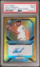 2021 Prizm Rookie Autographs Jazz Chisholm Gold 04/10 PSA 9 New York Yankees