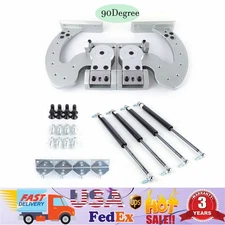 Universal Lambo Door Bolt Kit Adjustable 90 Degree For Car Vertical Doors Hinge