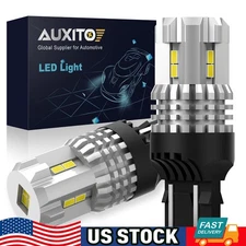 7443 7440 W21W LED Reverse Backup Light Bulbs 6000K White 2800LM Super Bright D