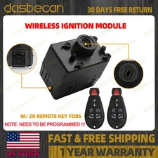 Wireless Ignition Module w/ Remote Key For Jeep Dodge Chrysler Ram 11-14 601-082