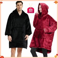 Blanket Hoodie Warm Wearable Blanket Soft Blanket Sweatshirt Oversized Adult hot
