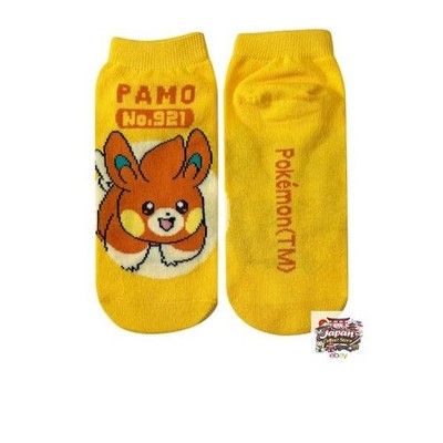 [Small Planet] Pokemon Pokemon Ladies Socks Pamo Logo Yellow