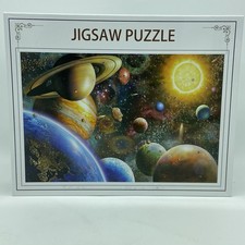 Nattork Outer Space Planets Jigsaw Puzzle 1000 Pieces Galaxy Solar System