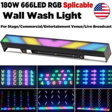 180W Splicable 666LED RGB Stage Wall Wash Light DMX DJ Disco Lights Beam Light
