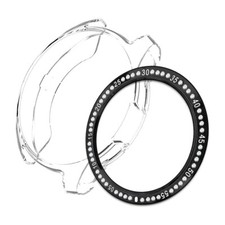 Brand NEW Soft TPU Case Ring Metal Cover f Samsung Gear S3 Frontier SM-R765V USA