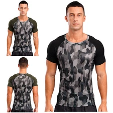 Men's T-shirt Pool Sweatshirt Rash Guard Shirt Fishing Tank Top Muscle Blouse