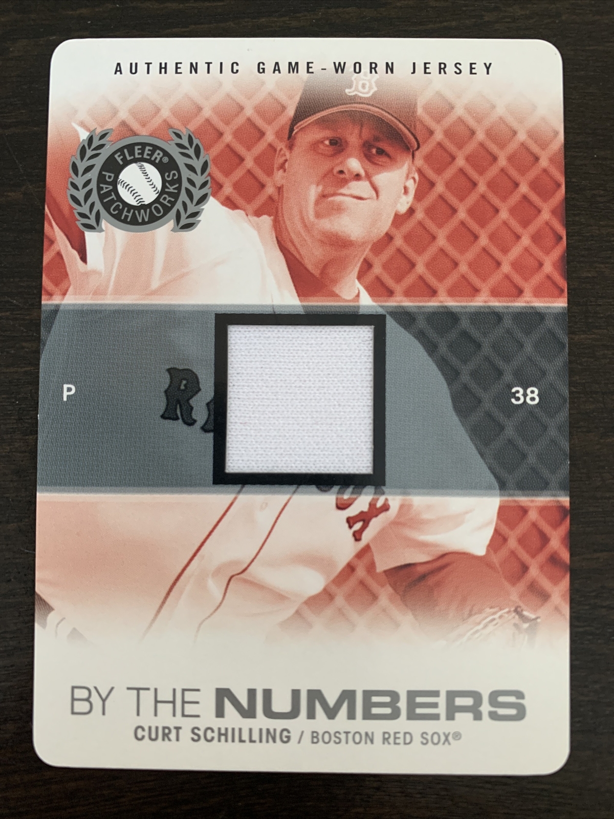 Curt SCHILLING 2005 Fleer Patchworks By The Numbers Relic #BTN-CS 96/199