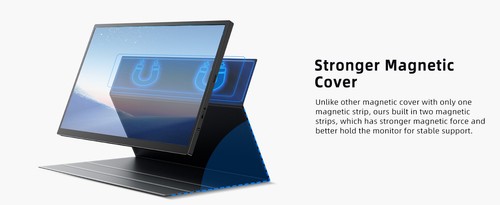 18.5" Portable Monitor 1920 * 1080 Type USB C Screen 120Hz Monitor For Game Xbox - Picture 9 of 10