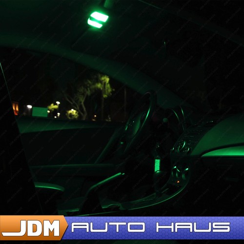 Green Interior + Reverse LED Lights Bulb Package Fits Hyundai Santa Fe 2007-2012 - Picture 5 of 12
