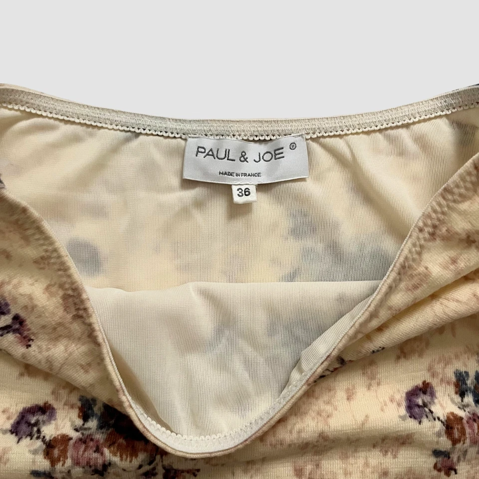 Paul & Joe Lana Floral Midi Elegante Falda Francesa Vintage Casa de Campo Talla 36 XS/S Foto 2 de 3